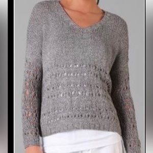 Vince knitted by hand cable sweater